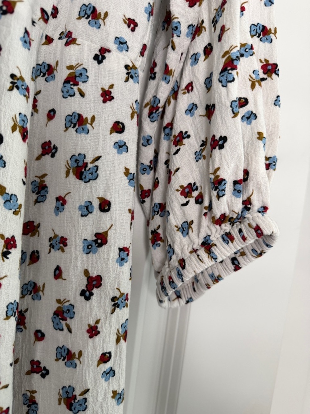 The Nines by HATCH White Floral-Print Midi Dress Maternity Size Medium - Picture 5 of 11